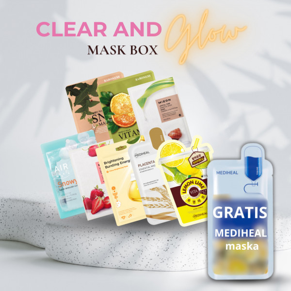 CLEAR AND GLOW MASK BOX 