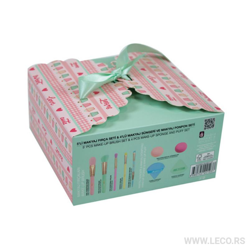 NASCITA GIFT BOX BRUSHSET137 5četkica+4sunđera 